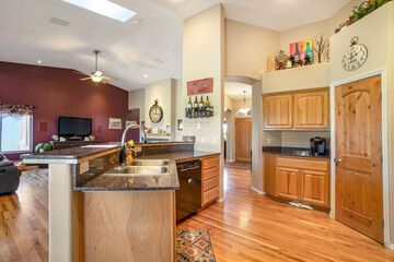 Warm and welcoming kitchen