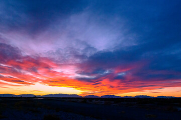 Fototapeta na wymiar New Mexico Sunset