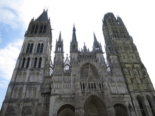 Fototapeta na wymiar Rouen cathedral in France
