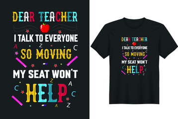 Kindergarten School Teacher Quotes Typography T-Shirt Design, Posters, Greeting Cards, Textiles, and Sticker Vector Illustration