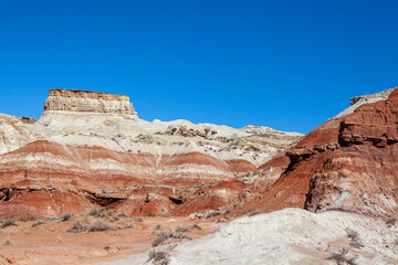 Fototapeta na wymiar Scenic Desert Landscape in Escalante Grand Staircase National Monument Utah