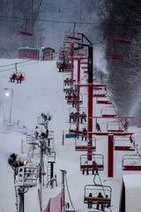 Ski resort lift 