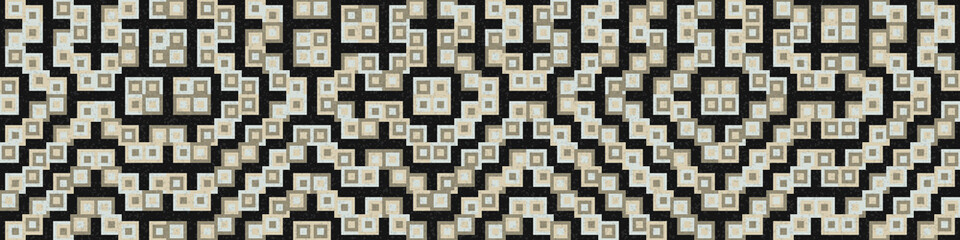 Abstract Geometric Pattern generative computational art illustration