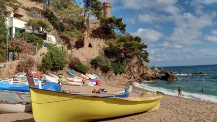 Lloret de mar en catalogne sur la costa brava