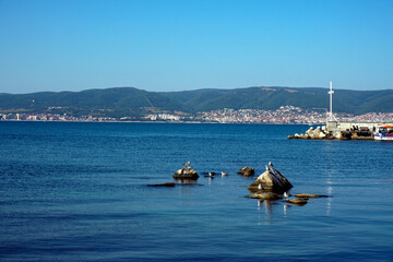 A boat on the Black Sea