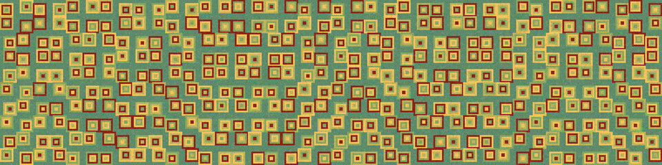 Abstract Geometric Pattern generative computational art illustration