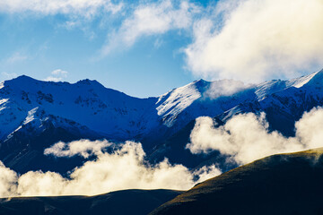 Mountain scenery in New Zealand