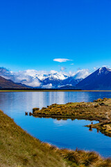 Naklejka na ściany i meble Mountain scenery in New Zealand