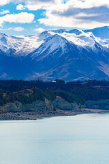 Obraz premium Mountain scenery in New Zealand