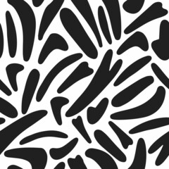 Seamless patterns. Abstract shapes randomly spaced .Vector illustration