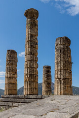 Ancient Greek archaeological site of Delphi, Central Greece