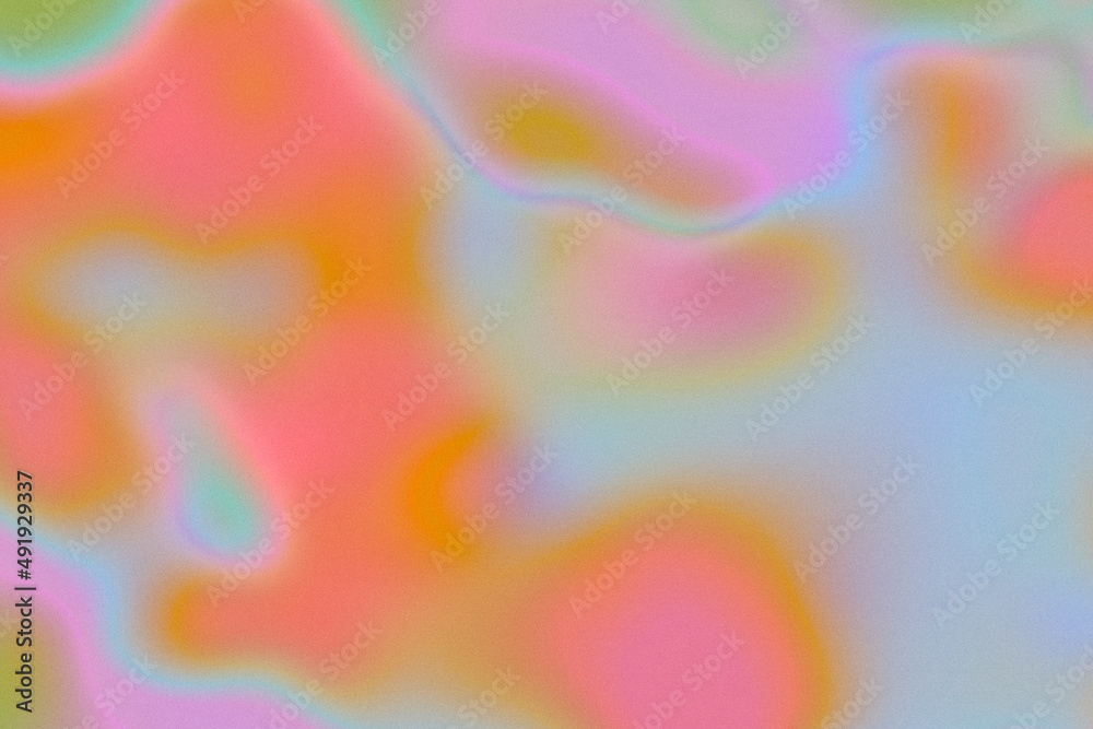 Wall mural grainy gradient abstract background, retro soft textures