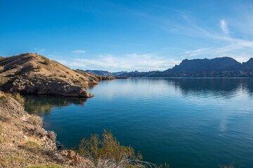 A breathtaking view of the lake in Cattail Cove SP, Arizona