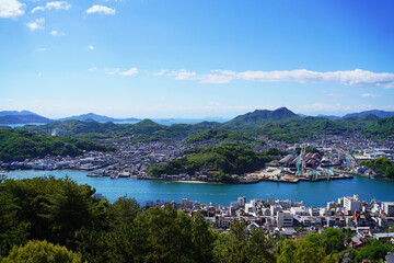 Fototapeta na wymiar 広島県尾道市の風景