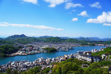 Fototapeta na wymiar 広島県尾道市の風景