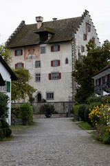 Fototapeta na wymiar Greifensee a beautiful small village in Switzerland
