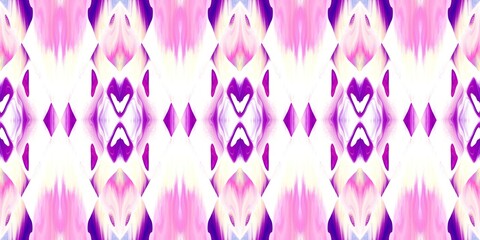 Geometric summer ombre tie dye batik stripe border pattern. Seamless shibori space dyed striped effect fashion trim edging. Washed out boho beach wear ribbon endless tape.