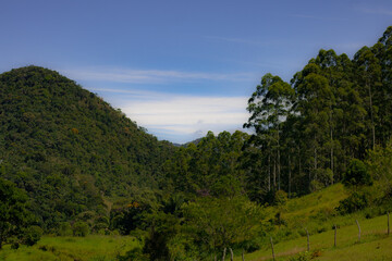 Obraz premium view from the top of the mountain