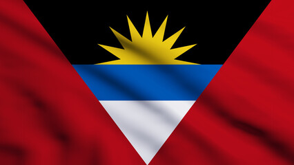 Antigua and Barbuda National Flag Wallpaper Background