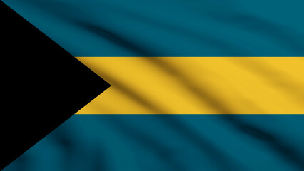 Bahamas National Flag Wallpaper Background