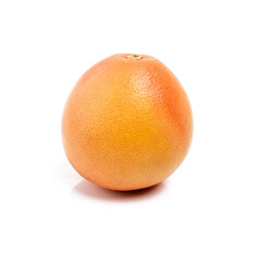 Start your day the fruity way. Studio shot of a single grapefruit isolated on white.