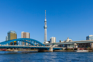 東京リバーサイド　都市風景
