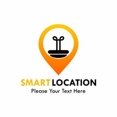 Smart location logo template illustration.