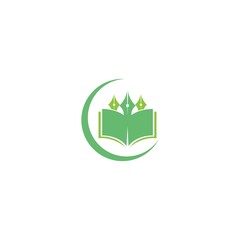 Book logo icon illustration design template
