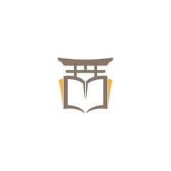 Book logo icon illustration design template