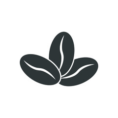 coffee bean icon vector. templates for logos, businesses, icons and any other purpose