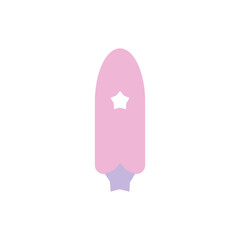rocket star logo icon design vector