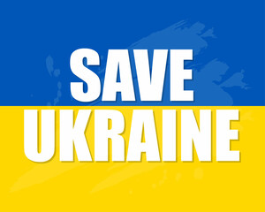 Naklejka na ściany i meble Vector illustration for peace for Ukraine and support for war victims