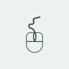 Mouse vector icon illustration sign