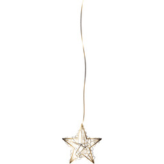 Luxury christmas golden star hanging element.