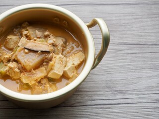 한국전통음식 청국장찌개