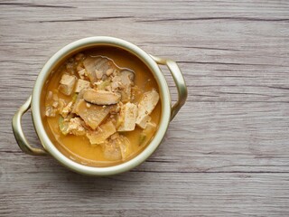 한국전통음식 청국장찌개