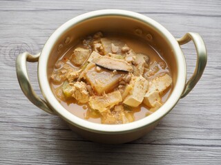 한국전통음식 청국장찌개