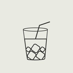 Soft_drink vector icon illustration sign