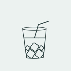Soft_drink vector icon illustration sign