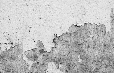 Rustic old broken concrete wall surface for texture background