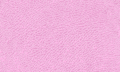 Seamless leather texture tinted with a trendy coral color. Skin texture, leather background. Pale pink leatherette, closeup. Realistic fashionable pattern. Genuine leather painted pink. Vector EPS10