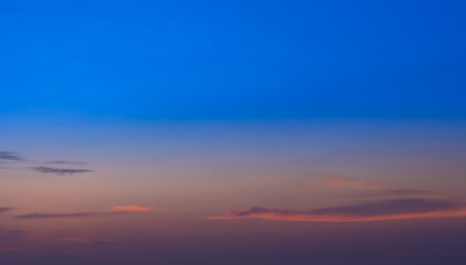 Fototapeta na wymiar Beautiful and colourful sunset over Skies in Phuket Thailand