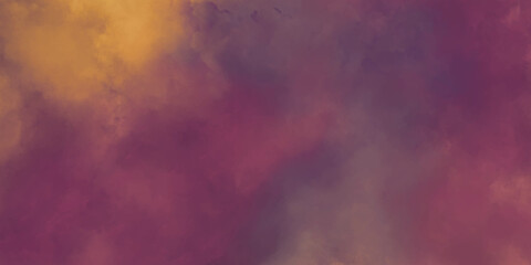 Abstract colorful smoke background. dark elegant rosy brown autumn hand draw watercolor drips background. Modern red with soft light Design. cosmic fuchsia neon paper textured aquarelle. 