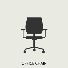 Office_chair vector icon illustration sign