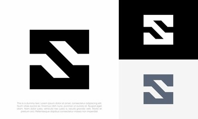 letter S logo initial vector icon design illustration