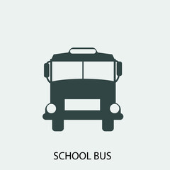  School_bus  vector icon illustration sign
