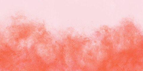 Pink Autumn Abstract Watercolor Background hand drawn soft light design and with copy space for text. Soft blurred abstract pink roses background. Watercolor painted background.