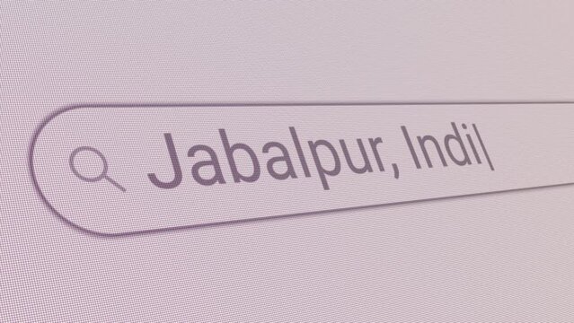Search Bar Jabalpur India 
Close Up Single Line Typing Text Box Layout Web Database Browser Engine Concept