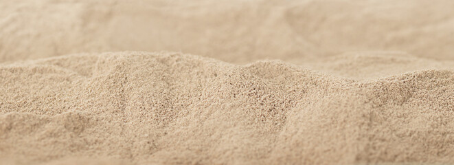 Clean Beach Sand with Copyspace