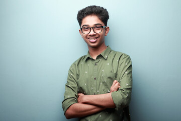 Portrait of a smiling boy of Indian ethnicity